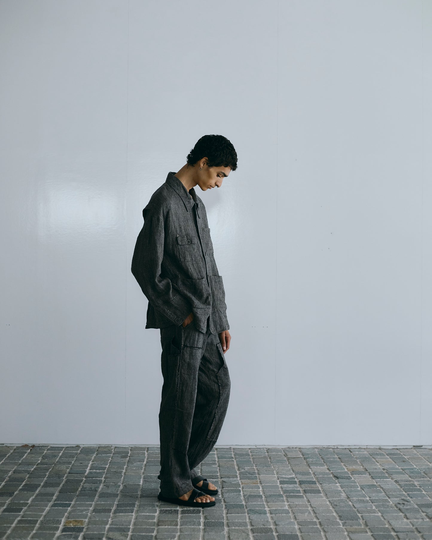 meagratia Linen Silk Double knee PT