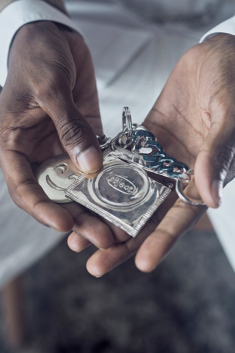 THE OBJECT Ripped Raincoat Keyring