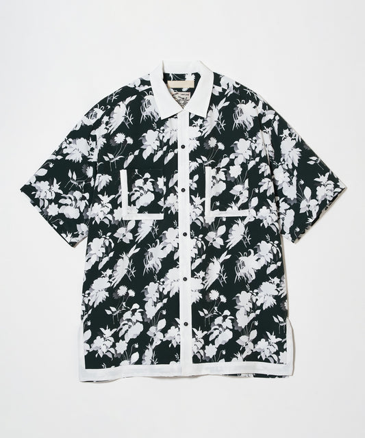 meagratia Floral pattern  S/S shirt