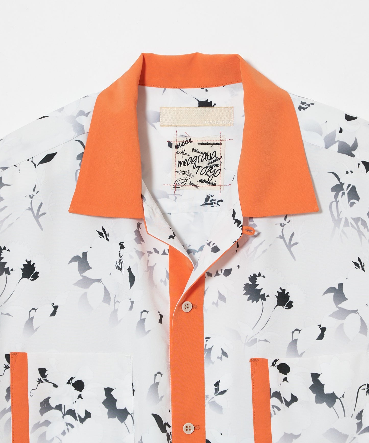 meagratia Floral pattern S/S shirt