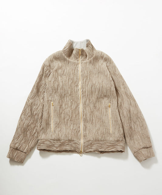 meagratia Wavy fabric truck jacket