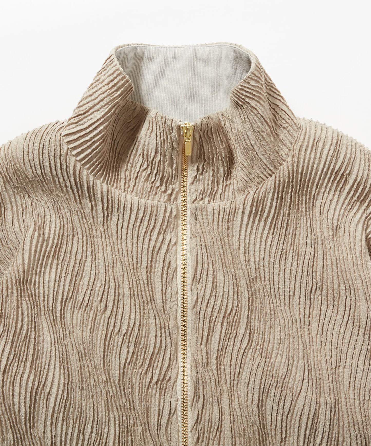 meagratia Wavy fabric truck jacket