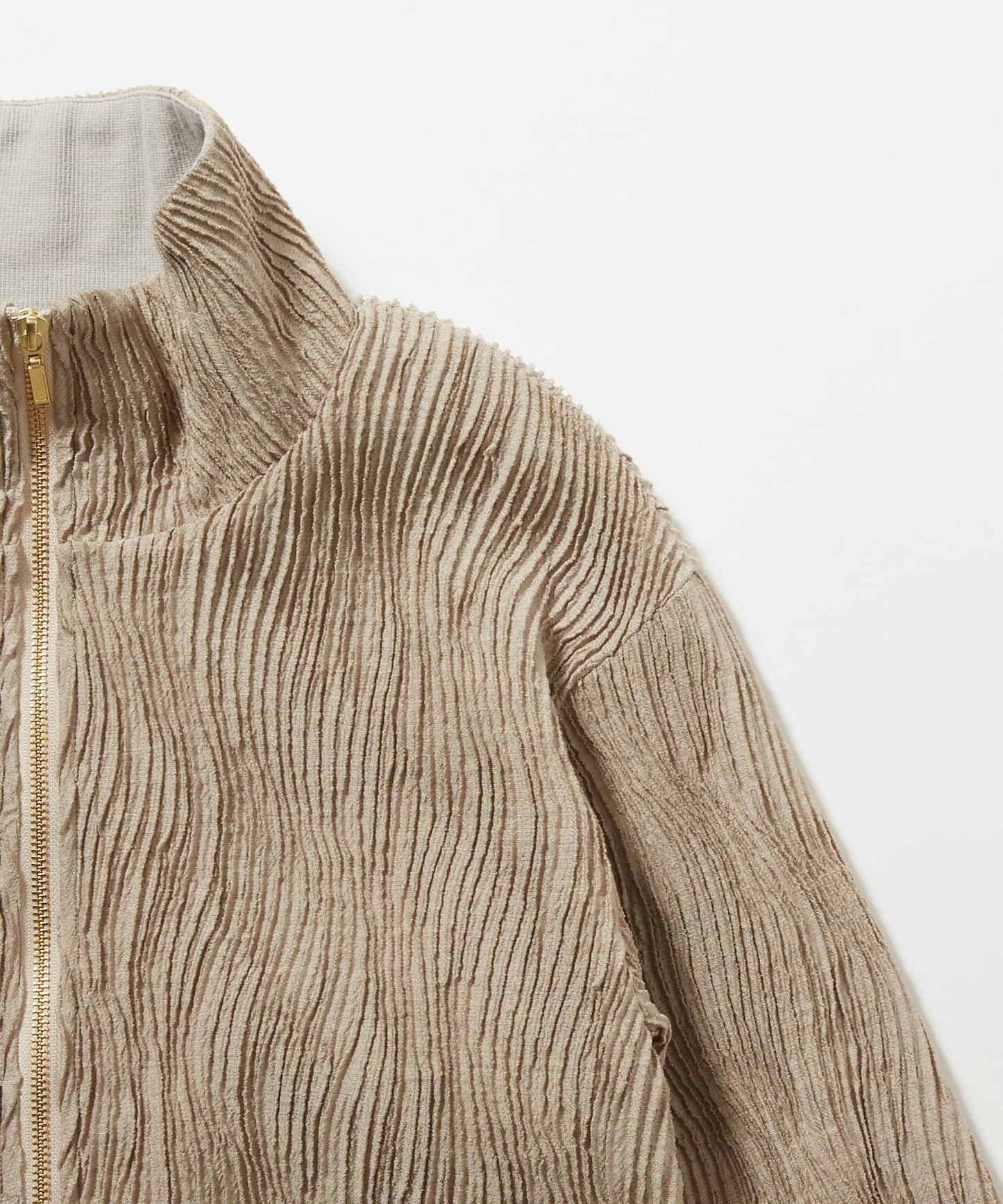 meagratia Wavy fabric truck jacket