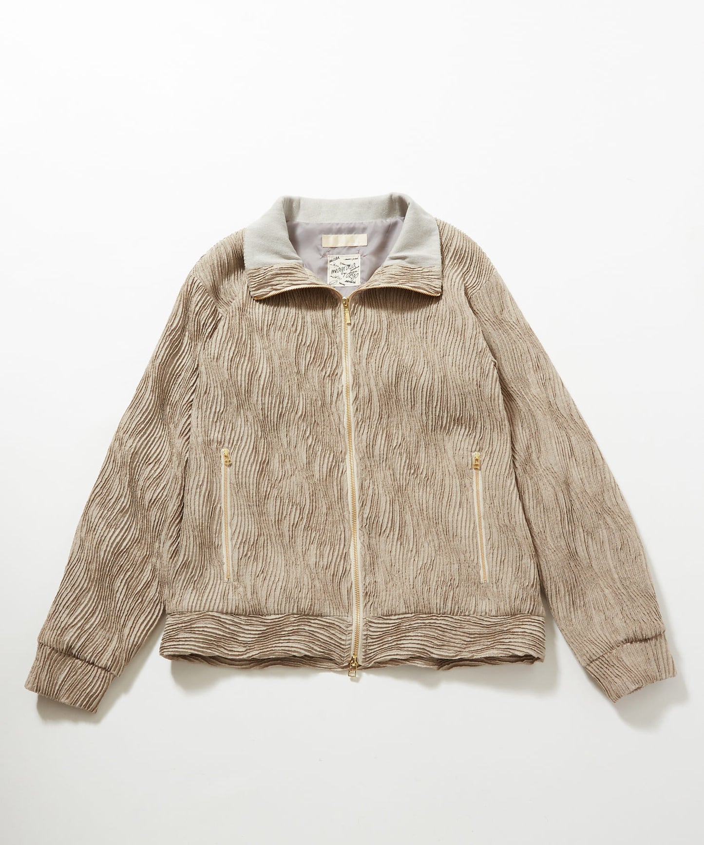 meagratia Wavy fabric truck jacket