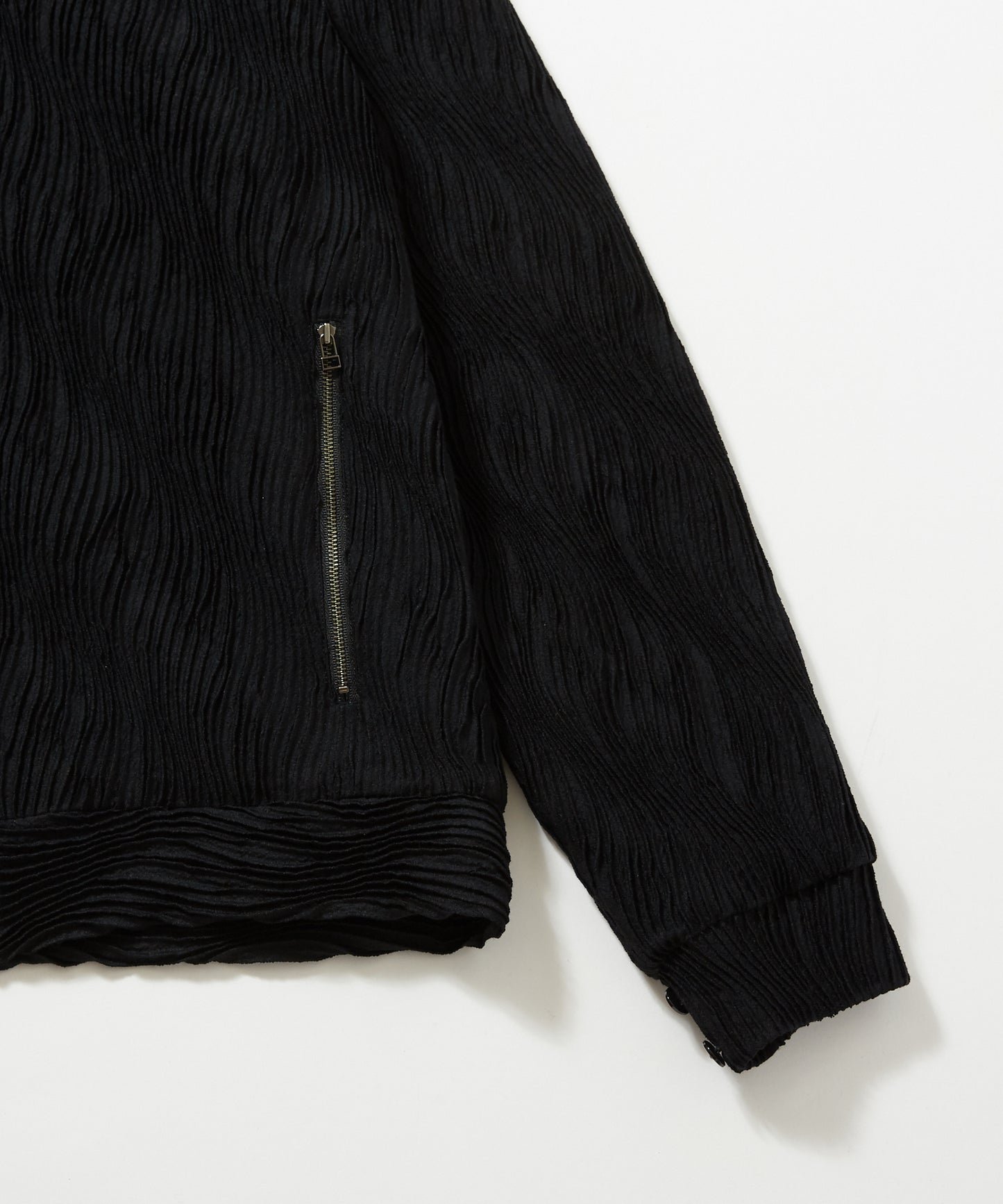 meagratia Wavy fabric truck jacket