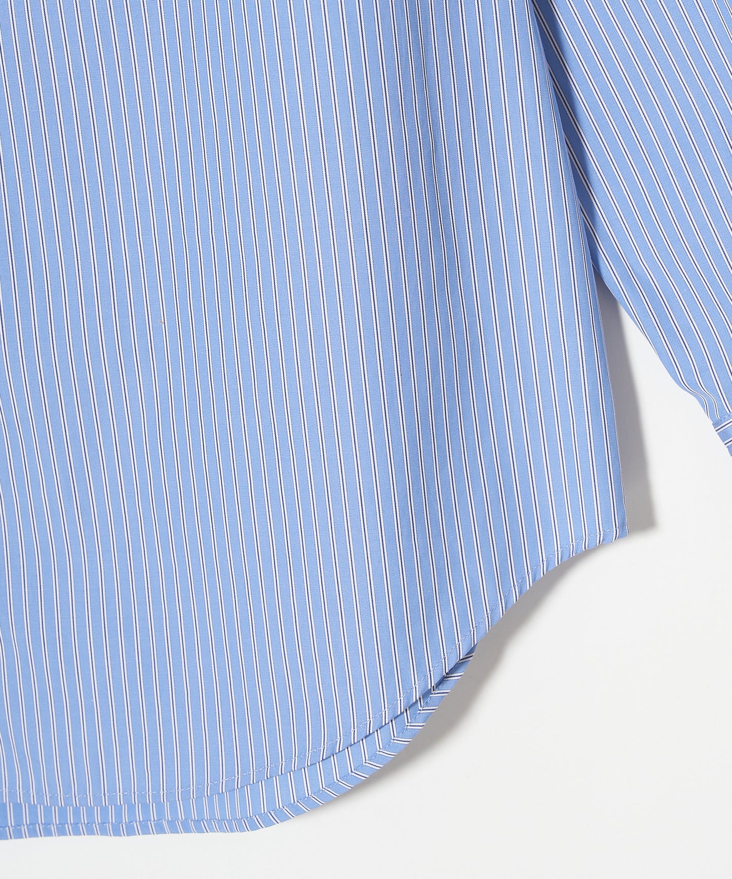 meagratia×THOMAS MASON Stripe zip-up 2way shirt