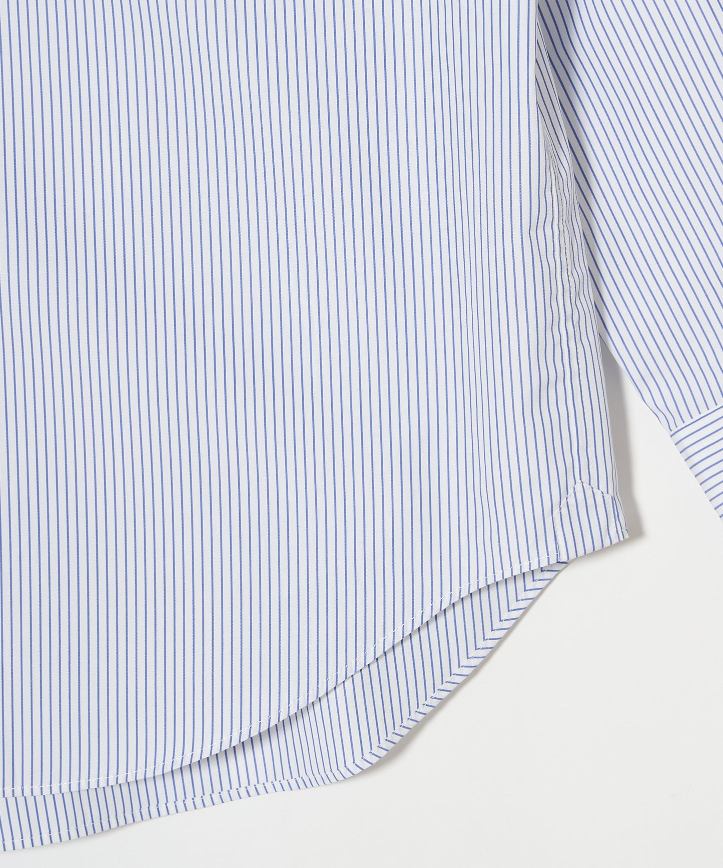 meagratia×THOMAS MASON Stripe zip-up 2way shirt