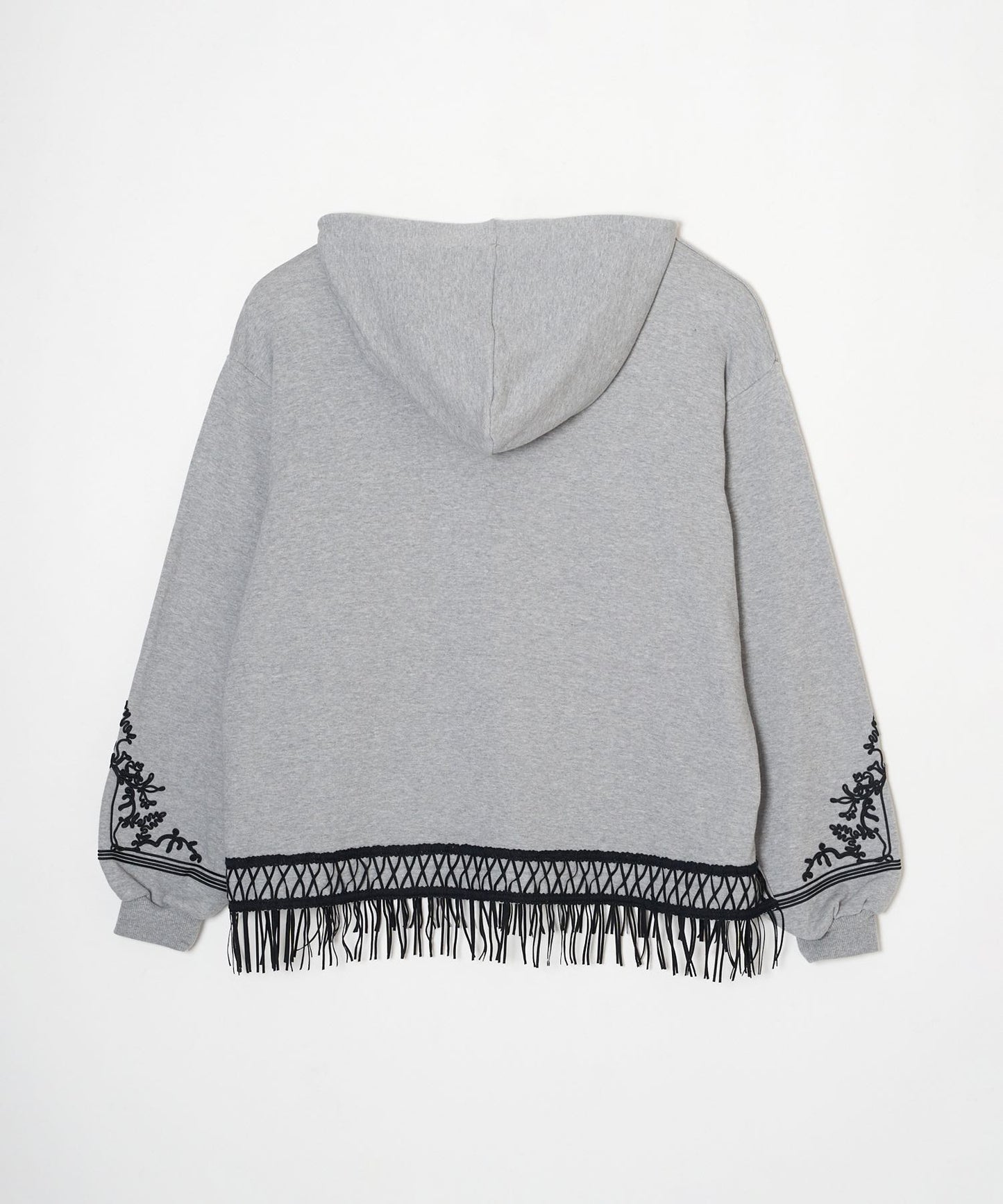 meagratia Embroidery wide hoodie