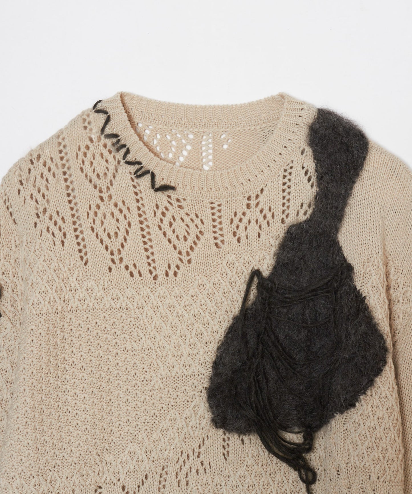 meagratia Mixed fur knit P/O