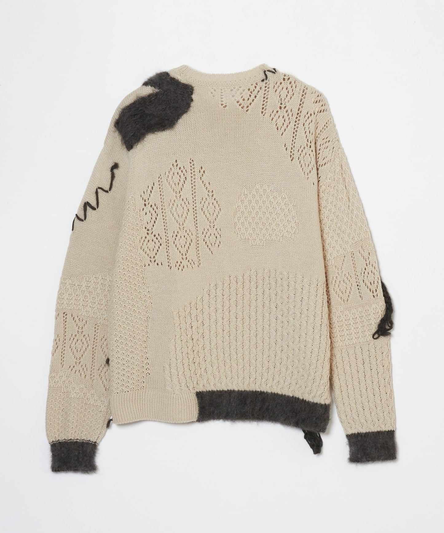 meagratia Mixed fur knit P/O