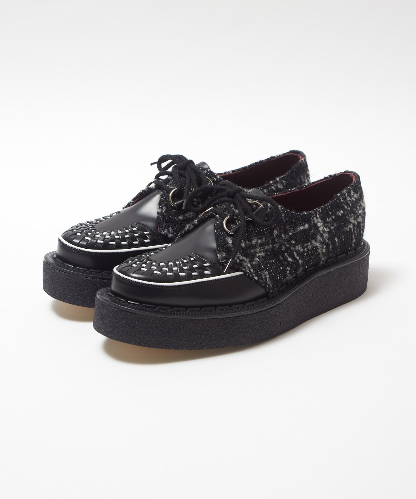 meagratia×GEORGE COX Mix tweed rubber sole