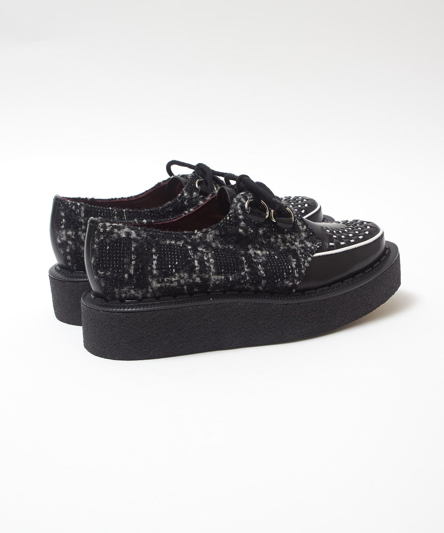 meagratia×GEORGE COX Mix tweed rubber sole