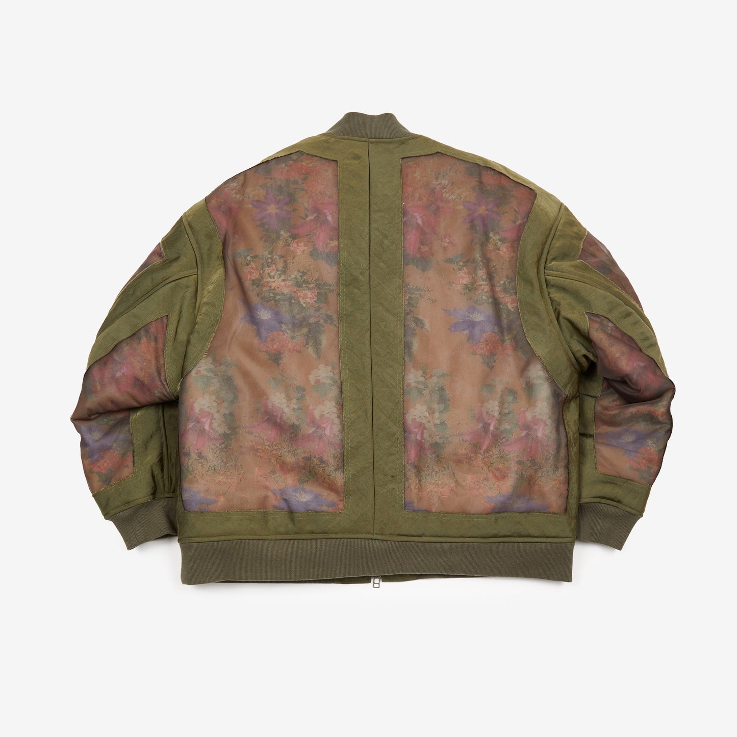 meagratia Floral printed sheer MA-1