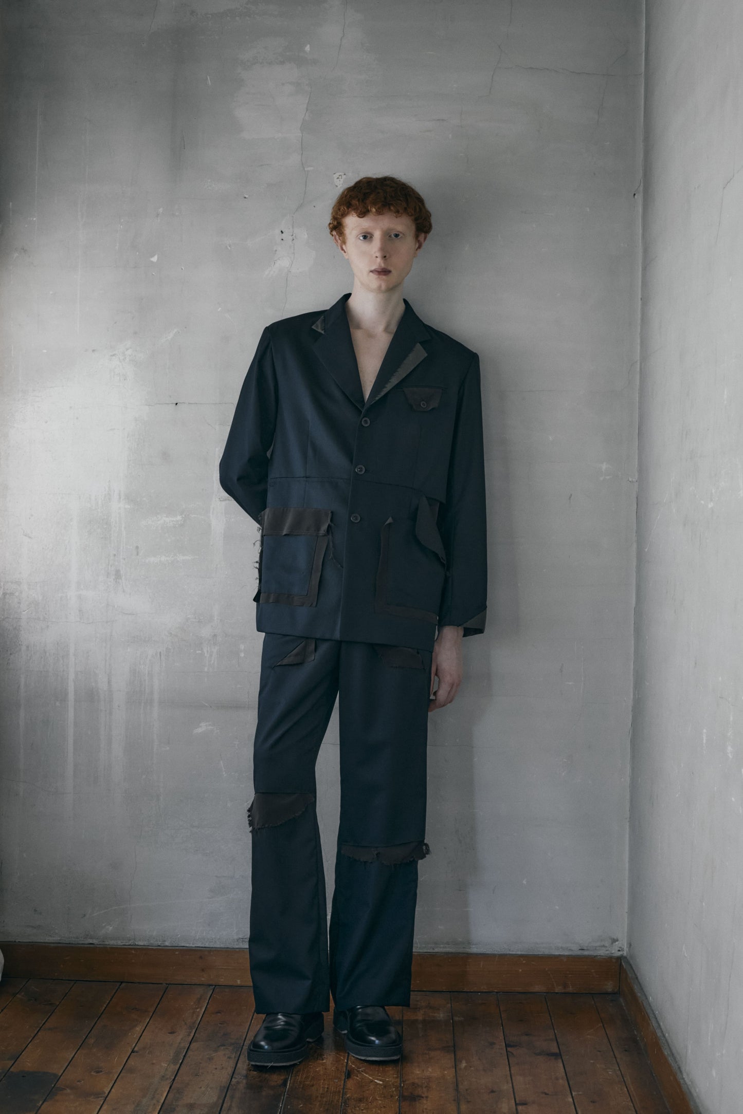 meagratia Frayed wool JKT