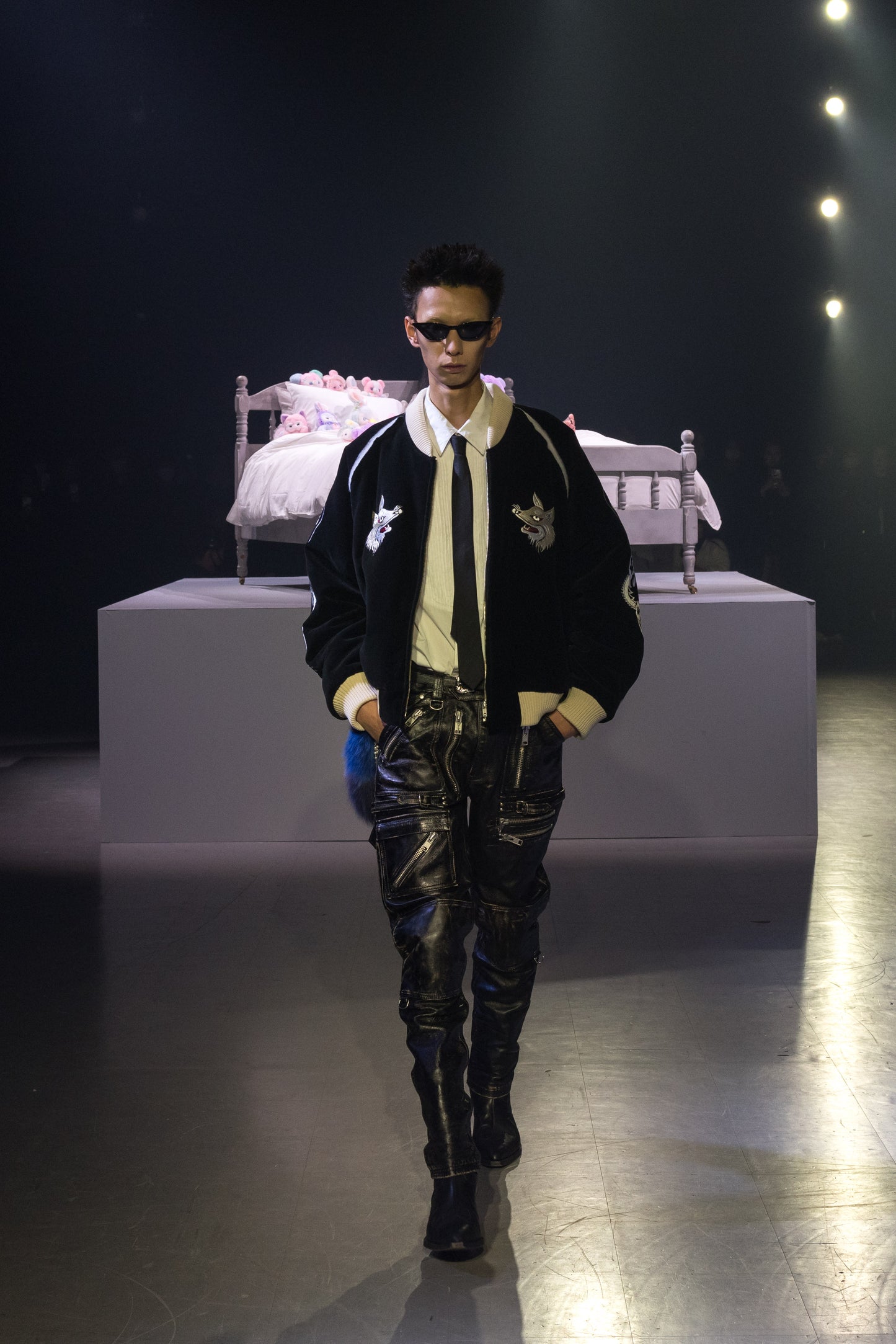 el conductorH VELVETEEN FOX  EMBROIDERED SOURVENIR JKT