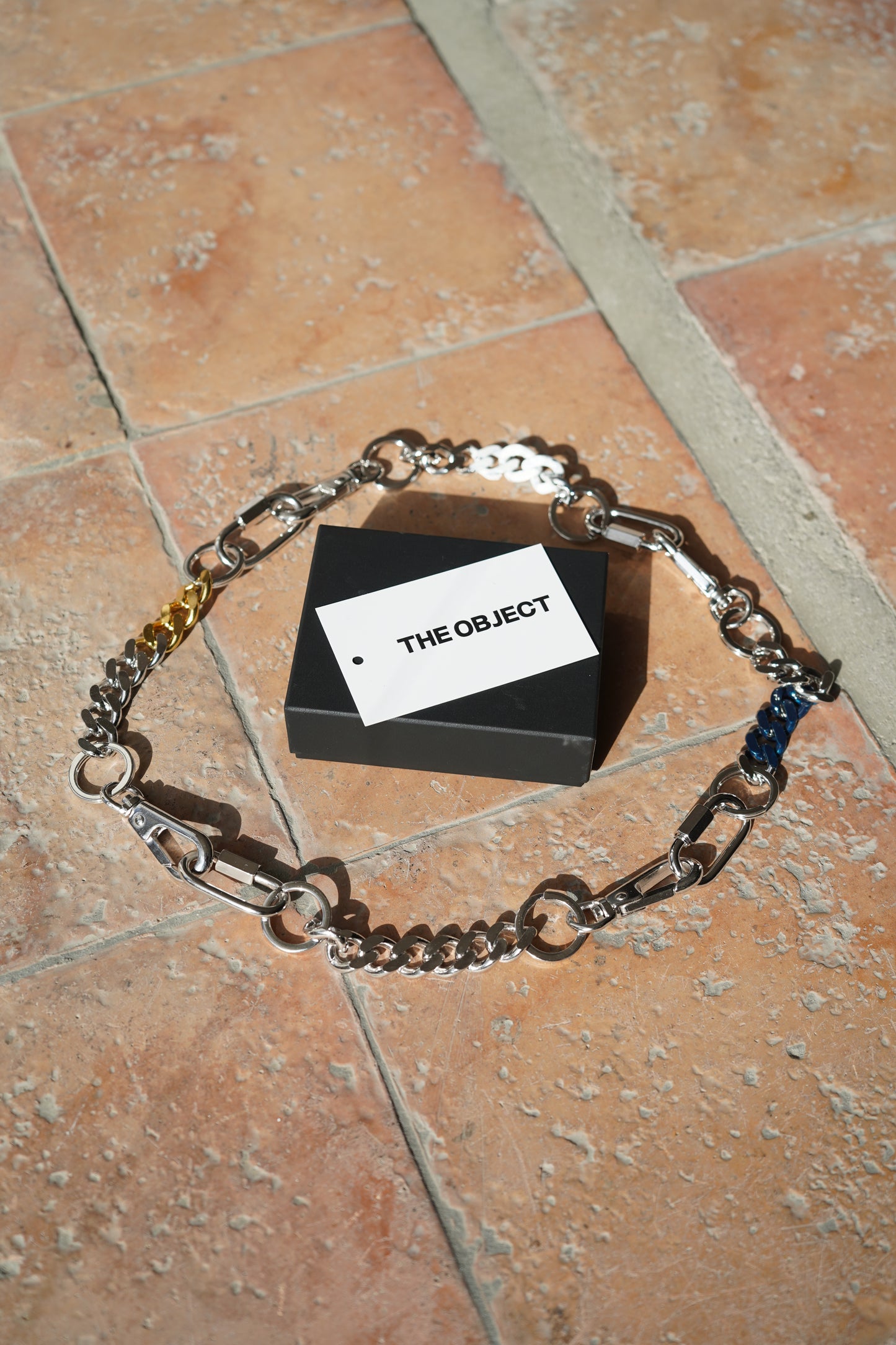 THE OBJECT Signature Double Karabina Bracelet Penki(White)