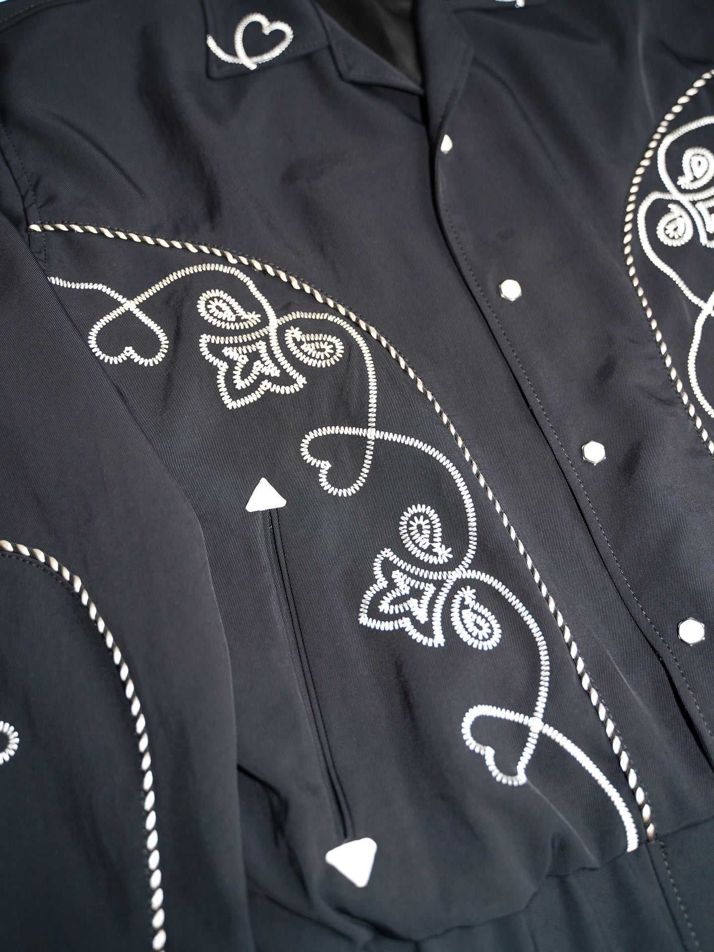 el conductorH HEART EMBROIDERED WESTEREN JKT