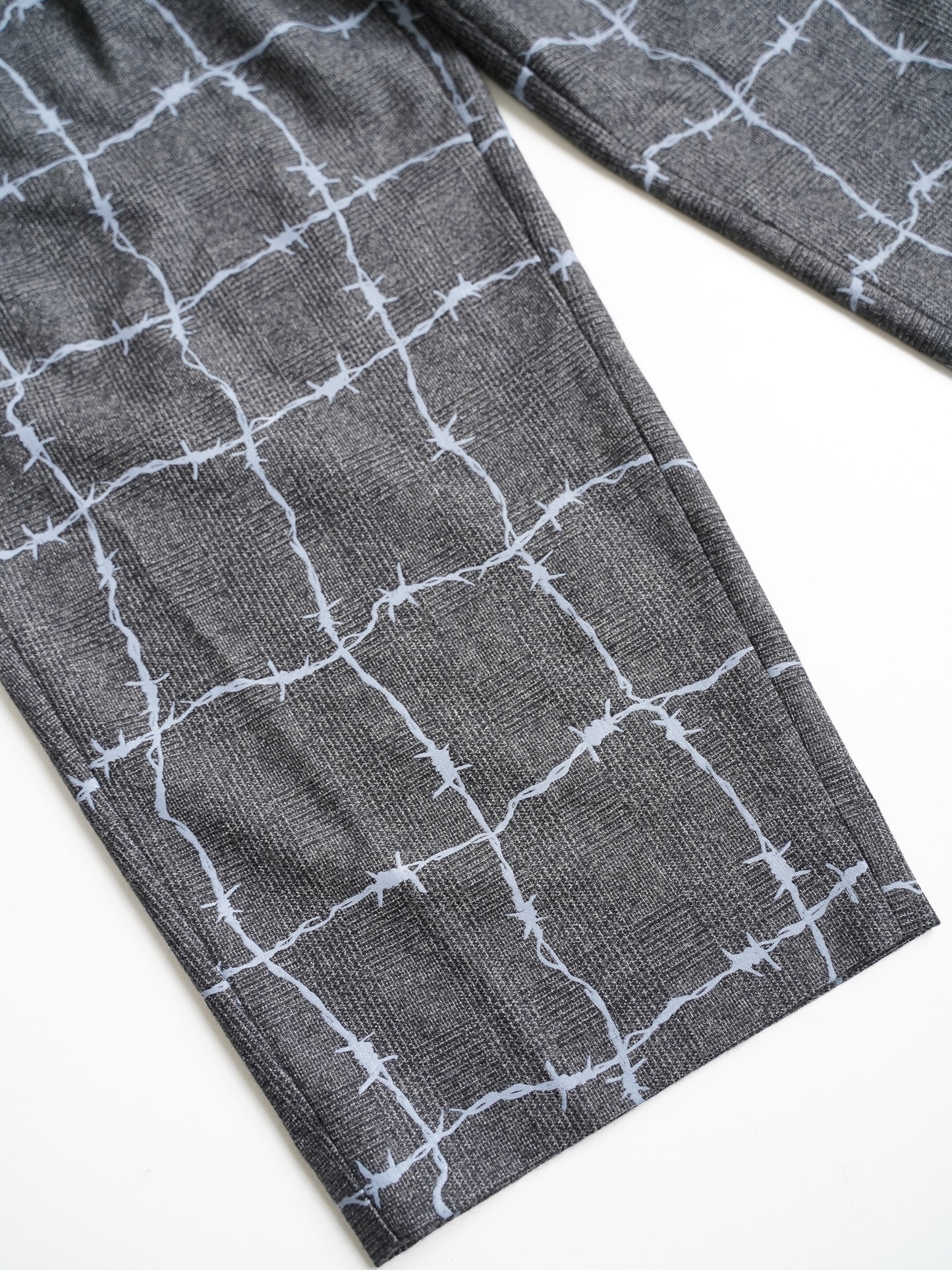 el conductorH WIRE CHECK WIDE TROUSERS