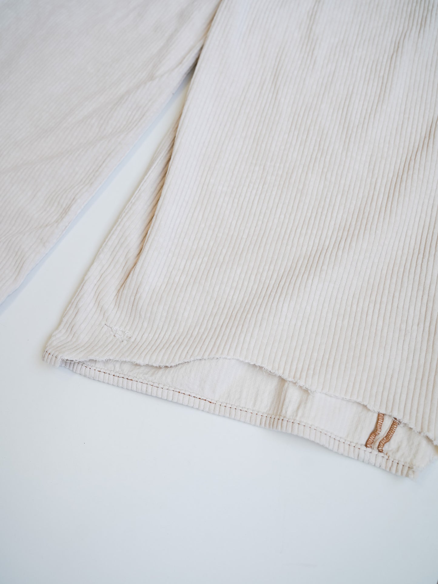 el conductorH DISTRESSED CORDUROY WIDE TROUSERS