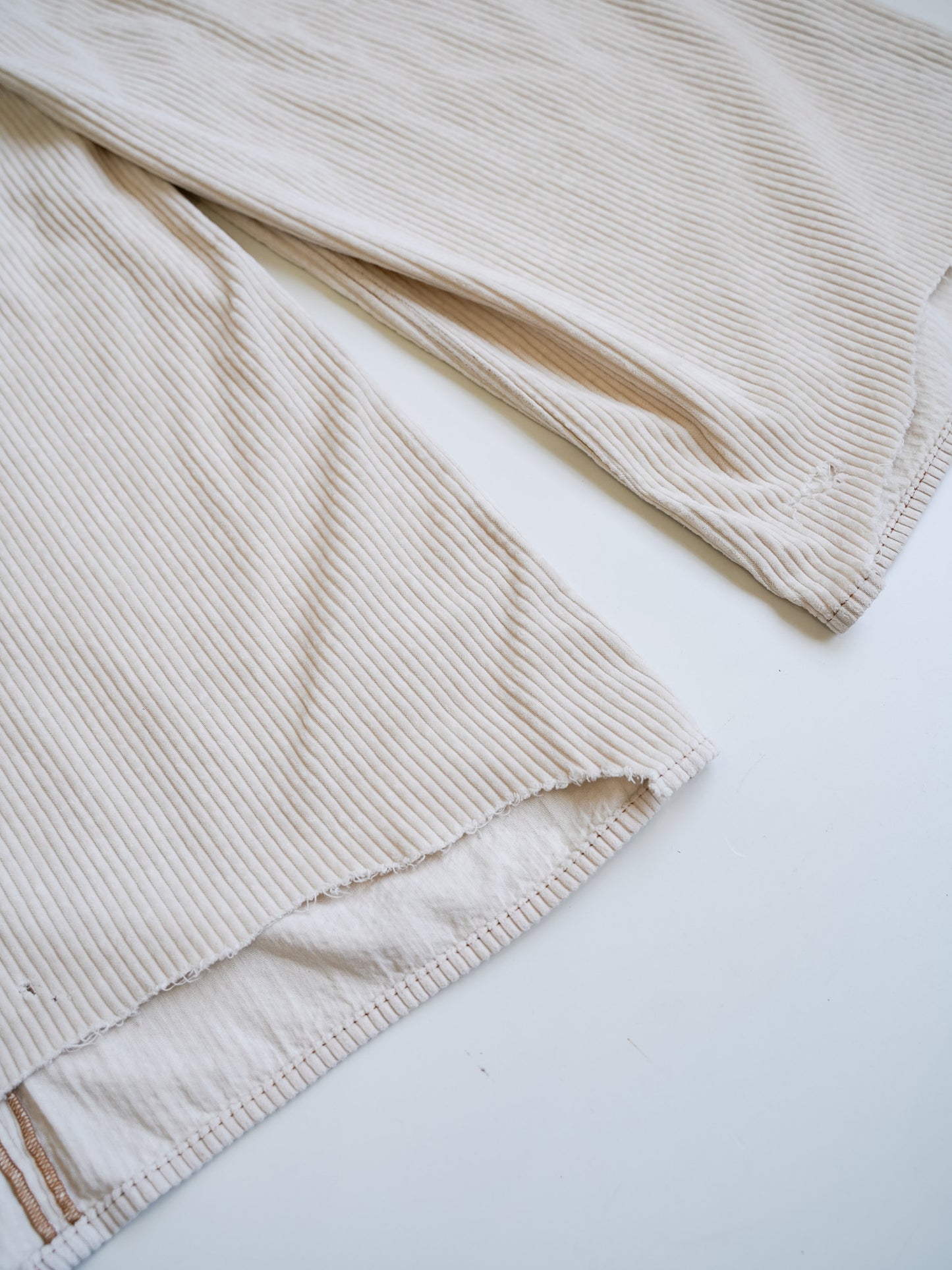 el conductorH DISTRESSED CORDUROY WIDE TROUSERS