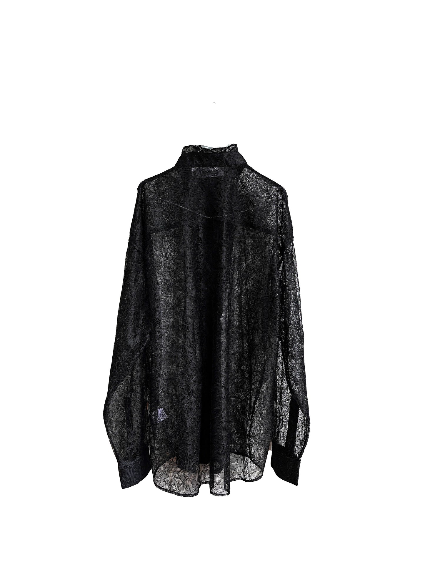 el conductorH FLOWER LACE FRILL SHIRT