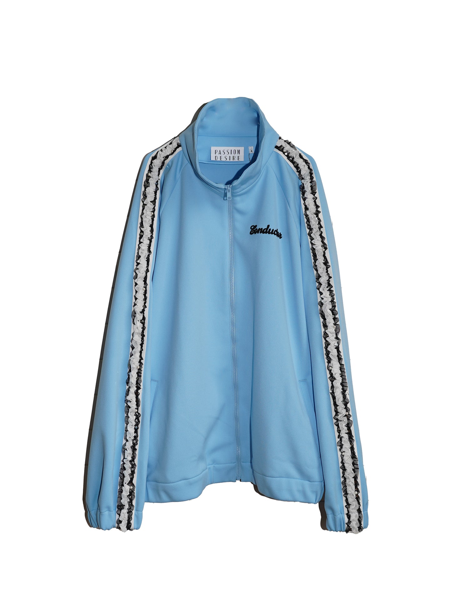 el conductorH FRILL SIDE LINE TRACK TOP