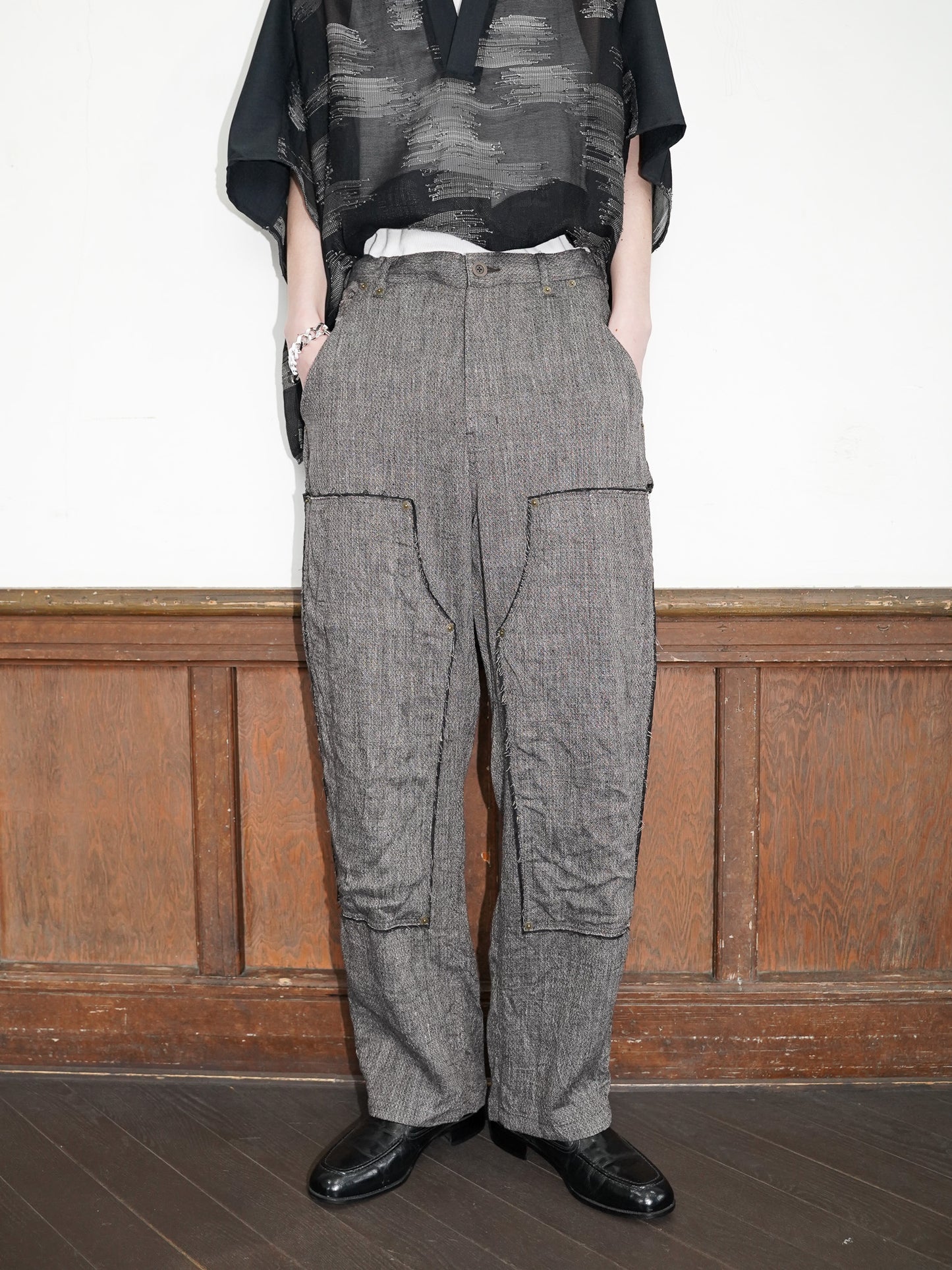 meagratia Linen Silk Double knee PT