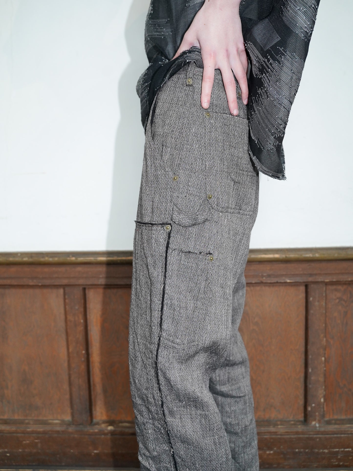 meagratia Linen Silk Double knee PT