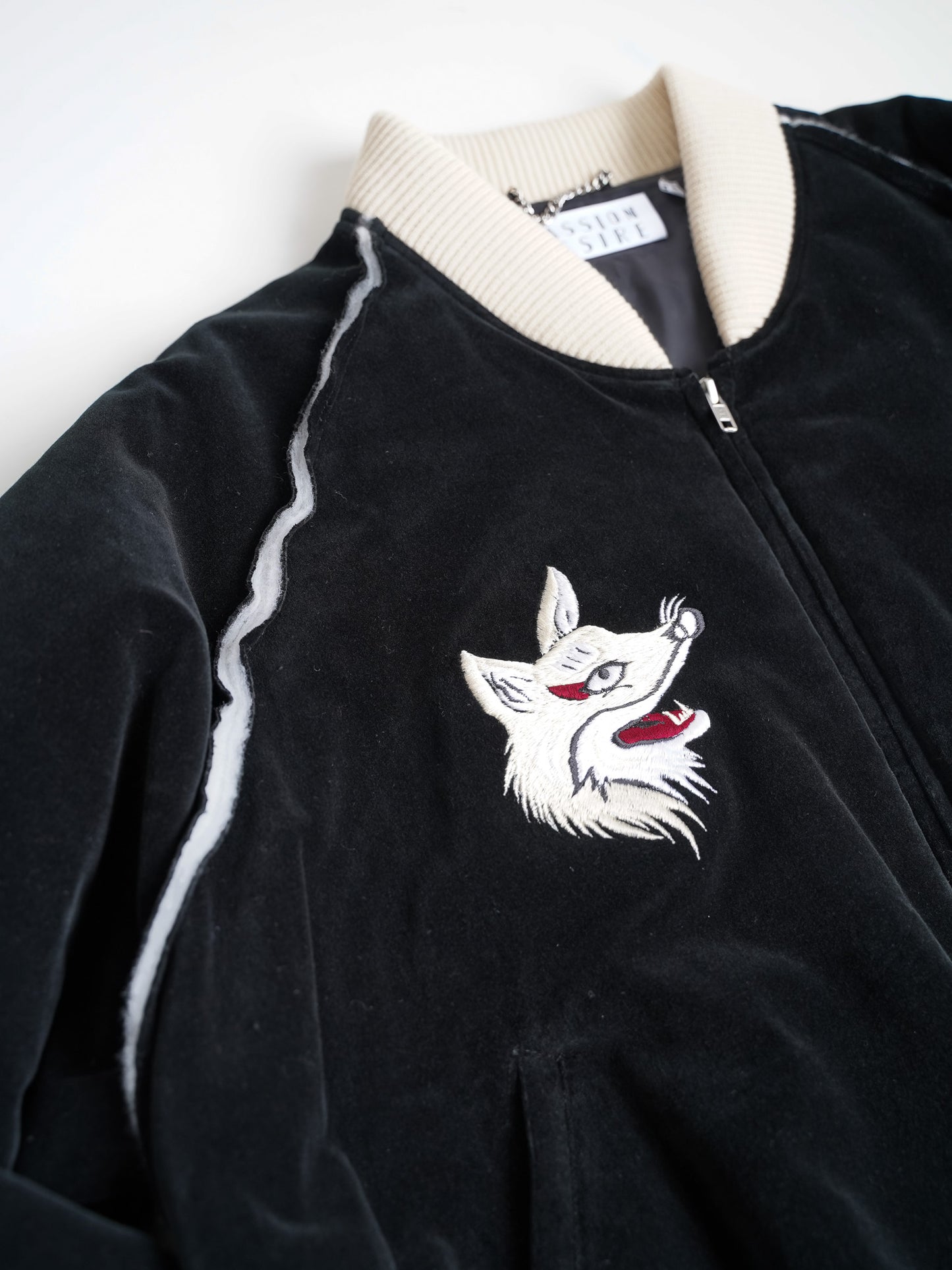 el conductorH VELVETEEN FOX  EMBROIDERED SOURVENIR JKT