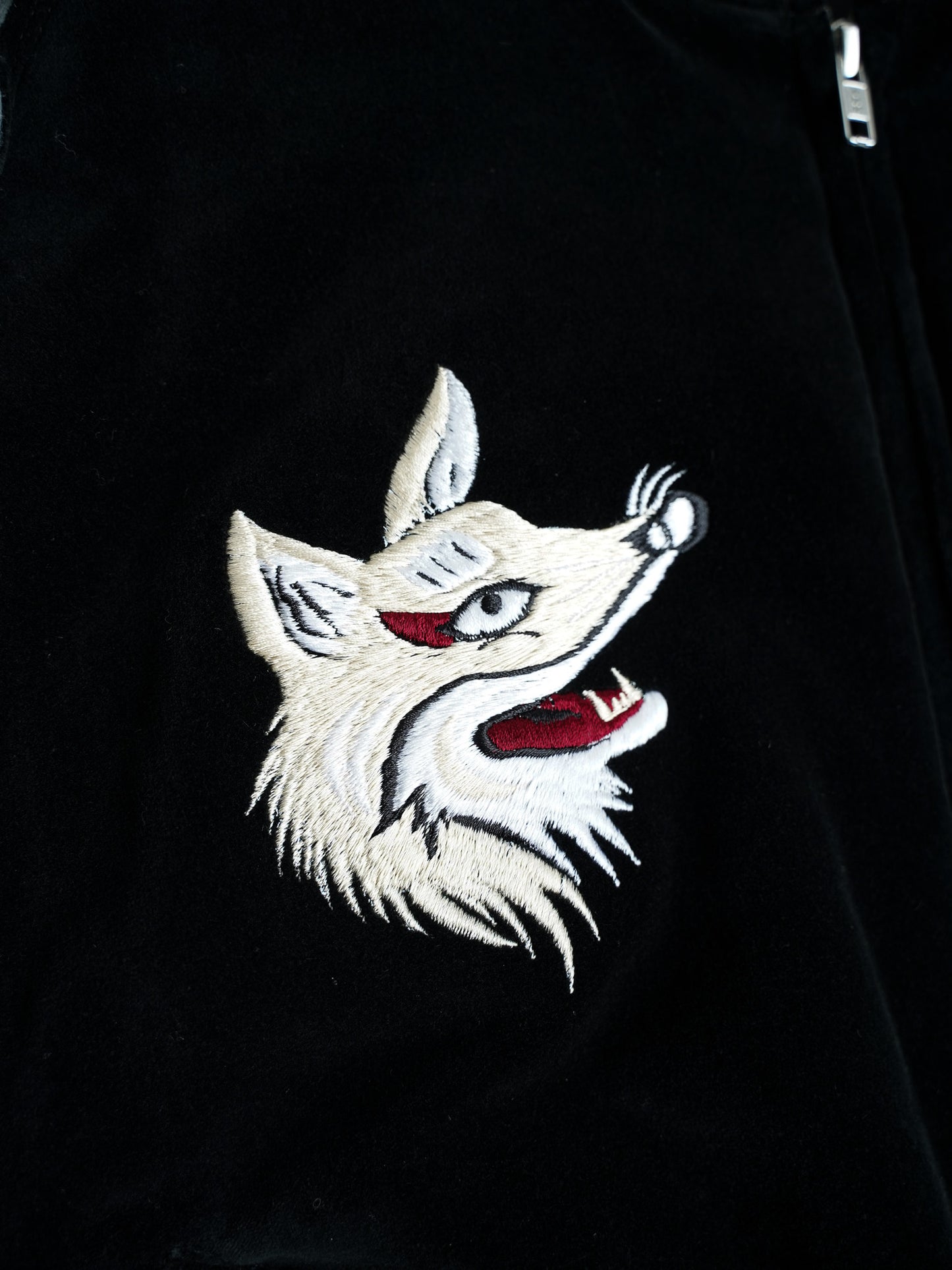 el conductorH VELVETEEN FOX  EMBROIDERED SOURVENIR JKT