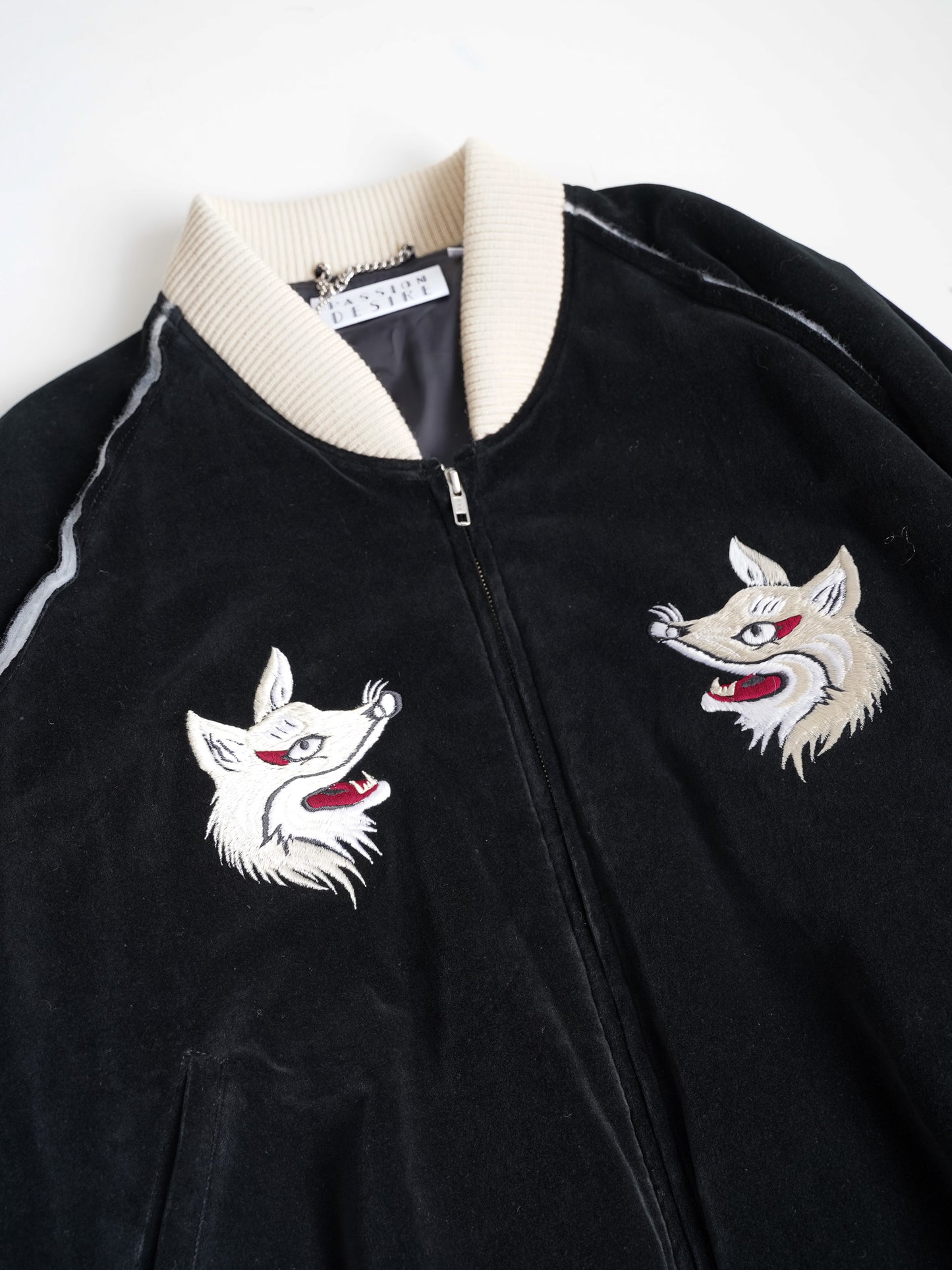 el conductorH VELVETEEN FOX  EMBROIDERED SOURVENIR JKT
