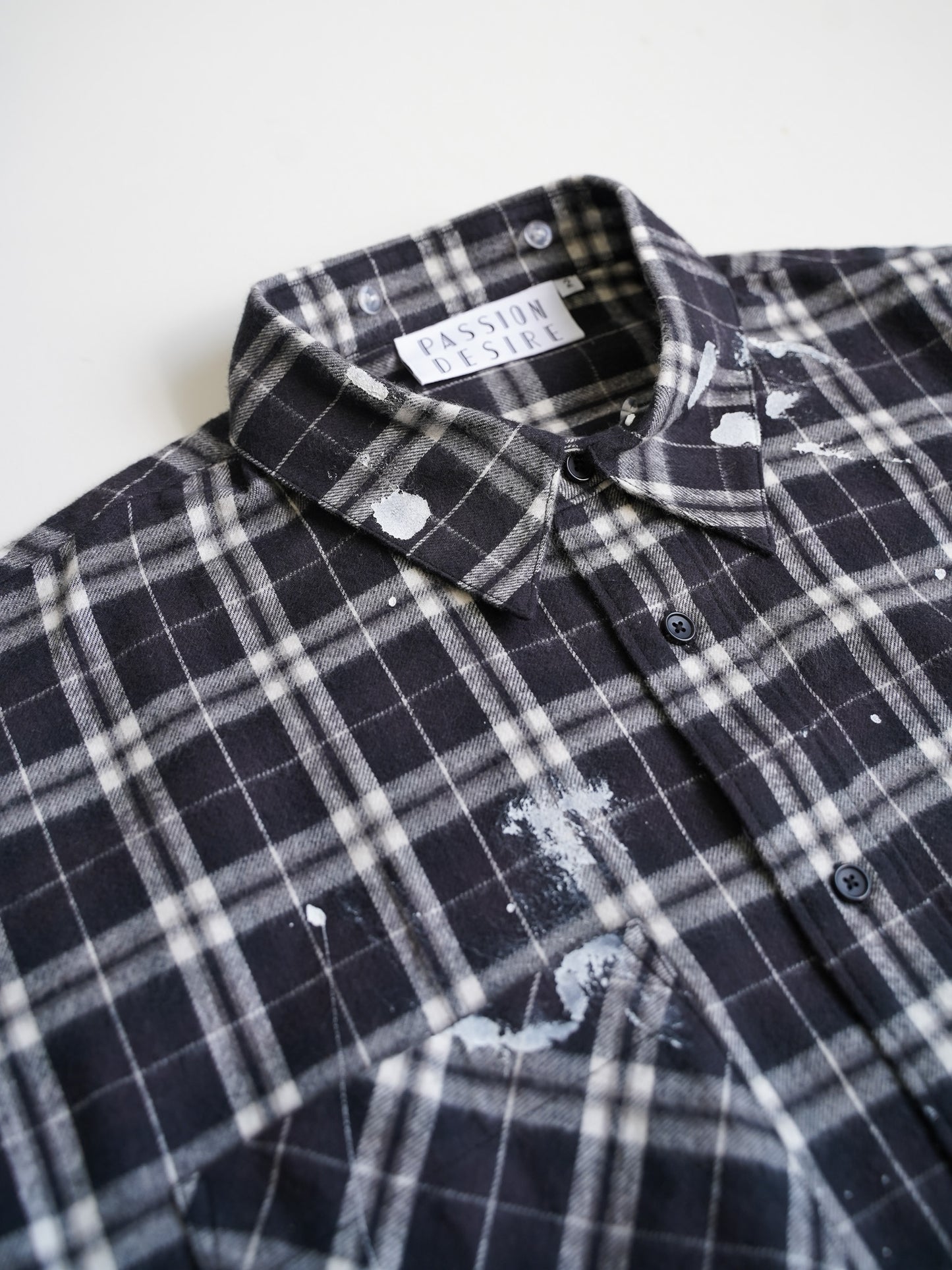 el conductorH TEENAGE HOODED FLANNEL SHIRT