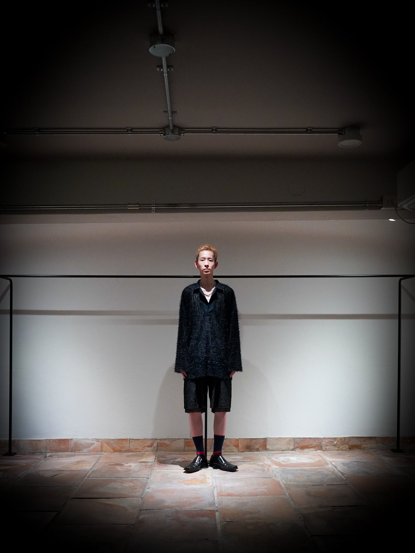 meagratia Lace skipper collar Shirts