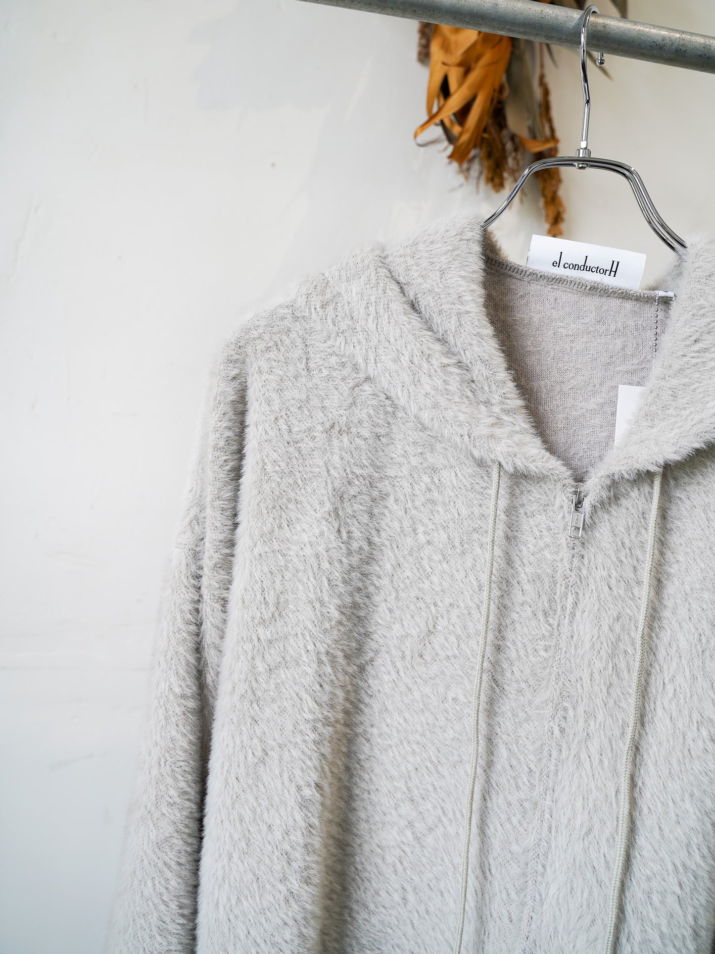 el conductorH TEDDY BEAR HOODED SWEATER