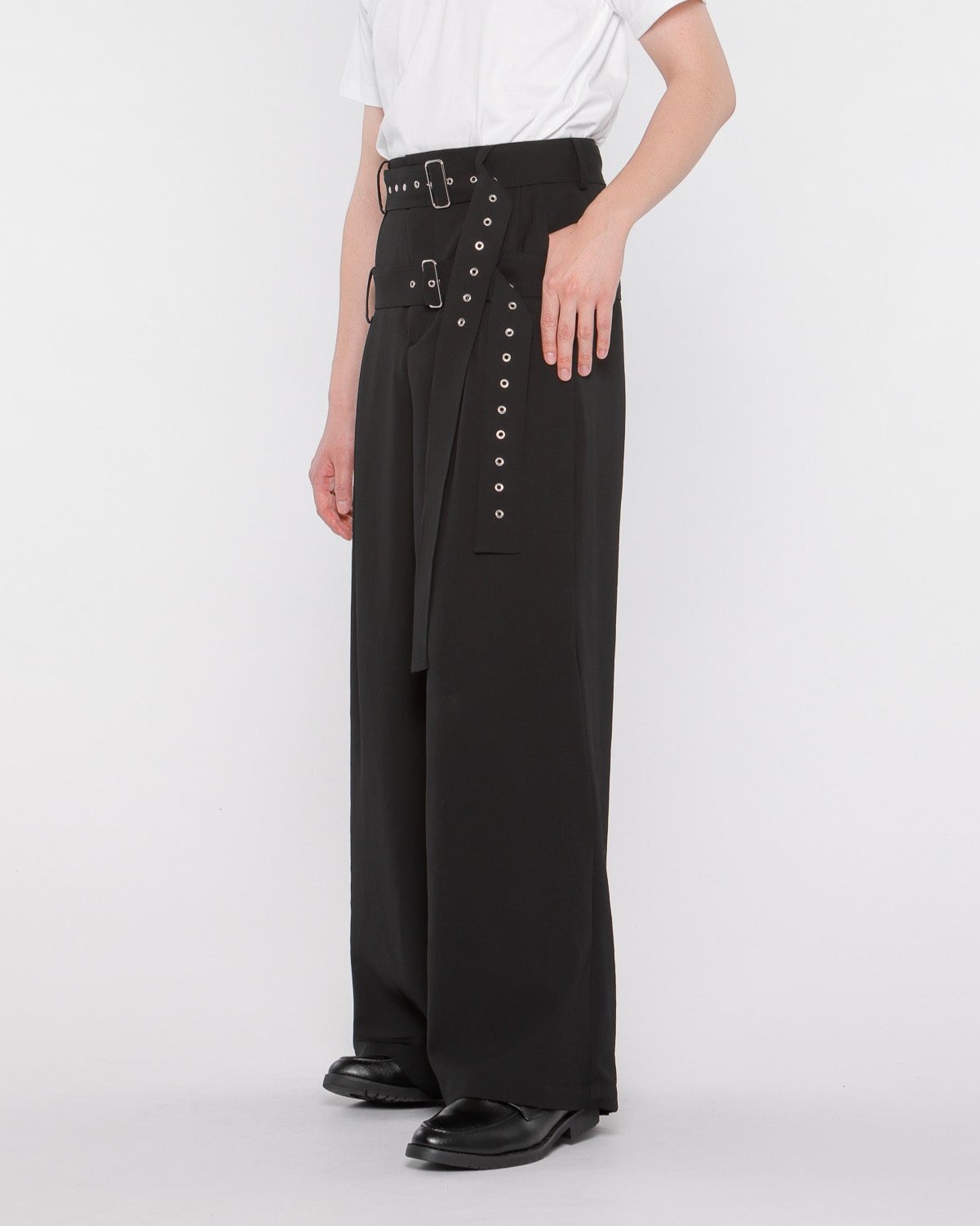 disemBySiiK Belted Wide Trousers