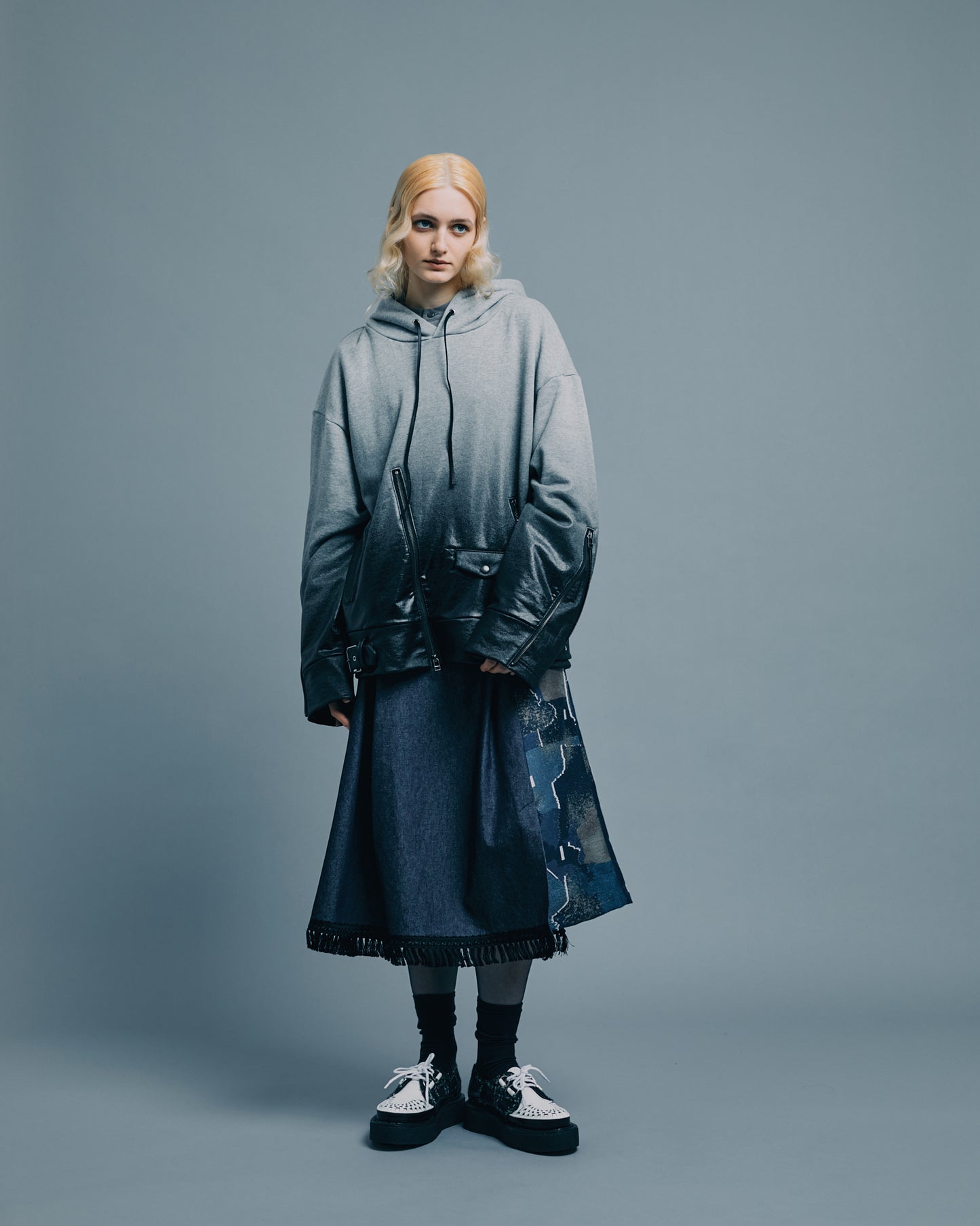 meagratia Gradation sweater hoodie