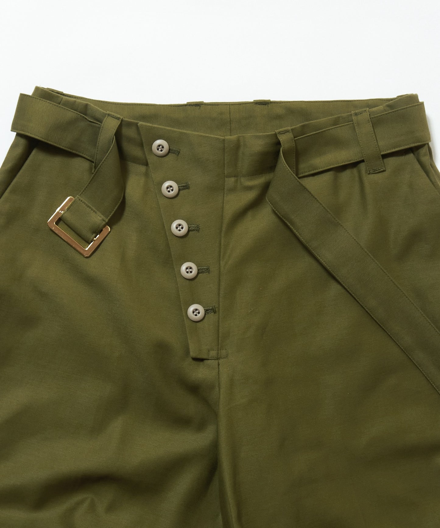 meagratia Military satin belted PT