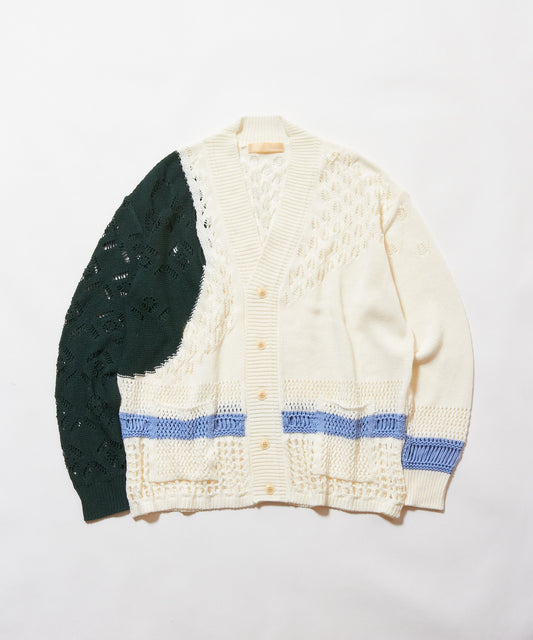 meagratia "SUNRISE SHADOWS" knit cardigan