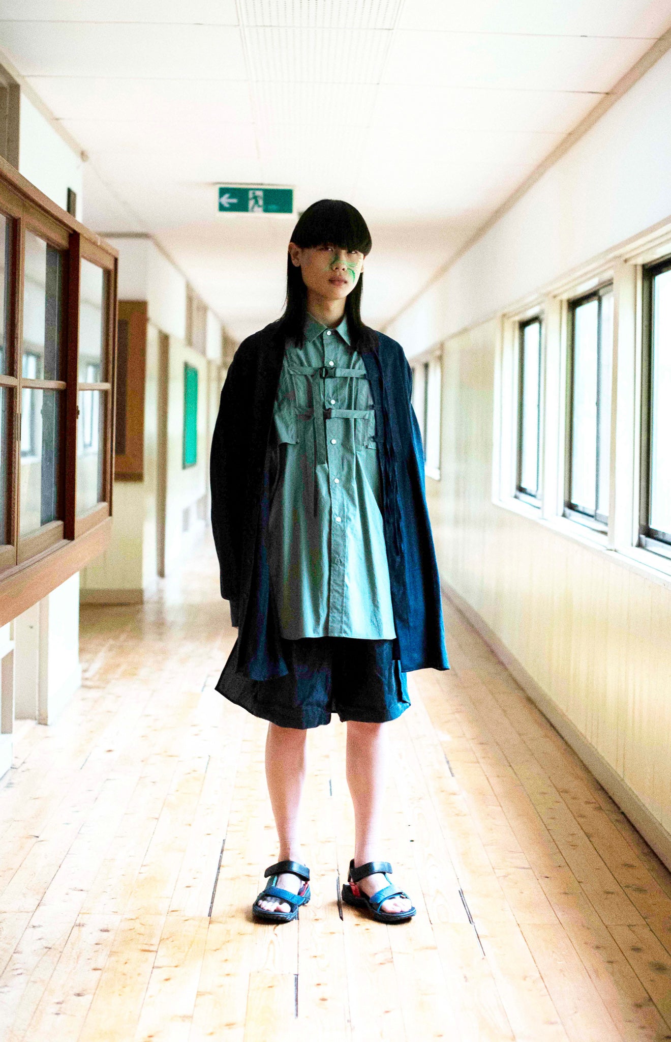 meagratia linen long shirt