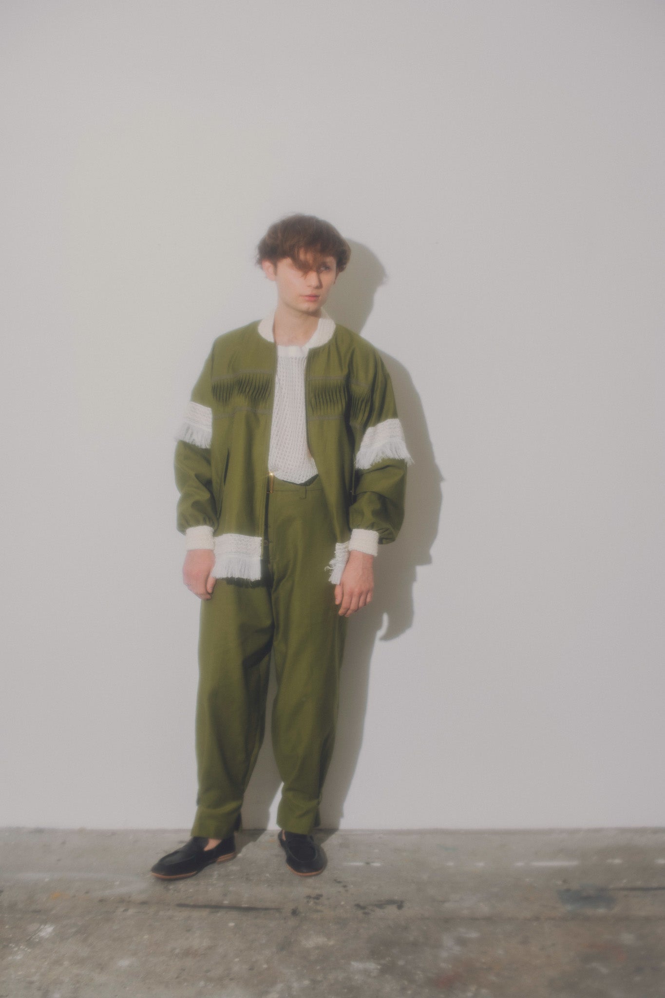 meagratia Military satin belted PT