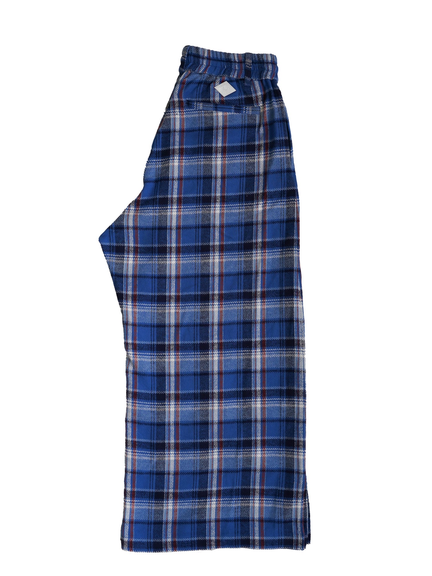 el conductorH COTTON CHECK FLANNEL WIDE TROUSERS