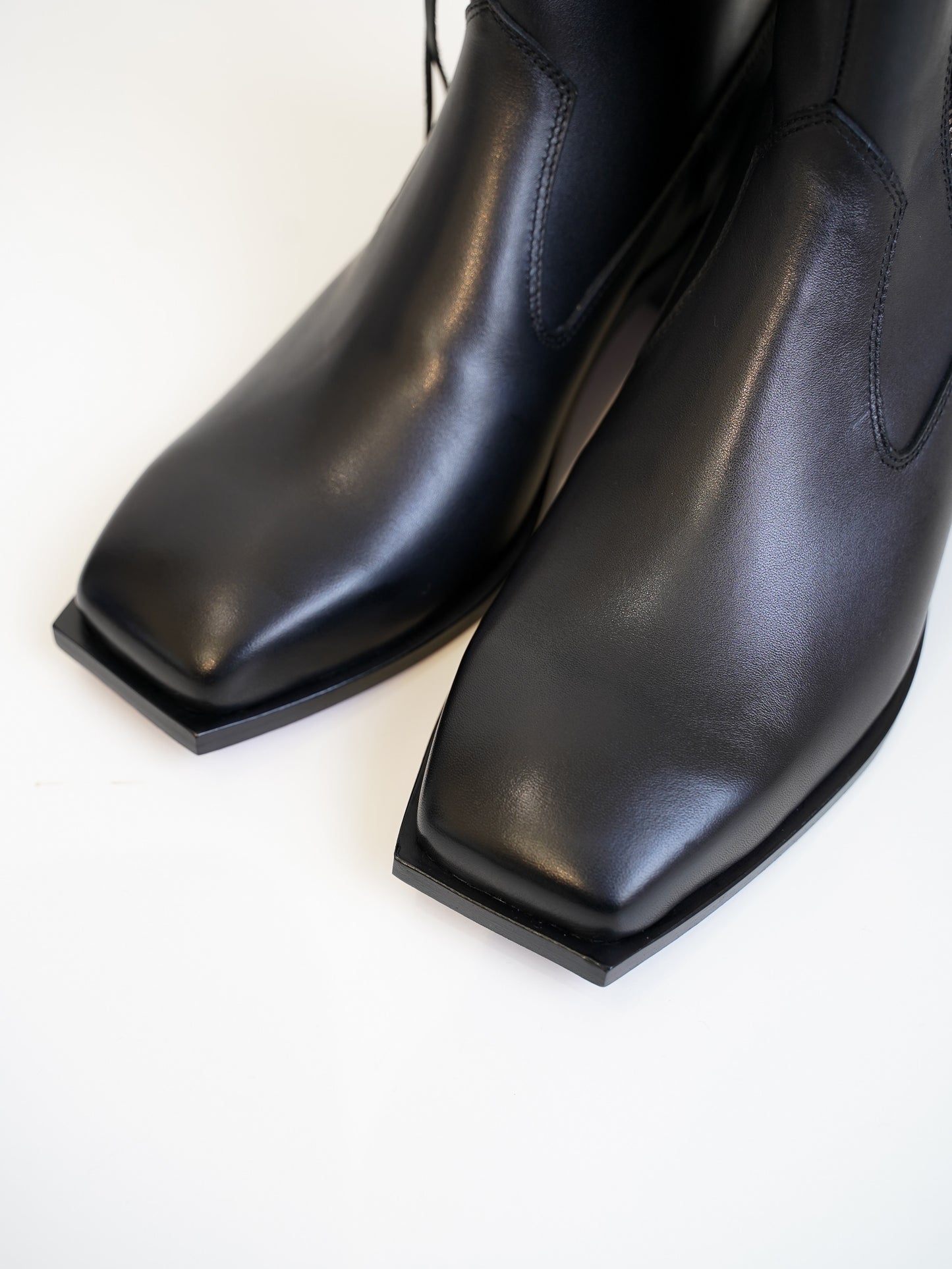 el conductorH SQUARE TOE DOUBLE SIDE ZIP BOOTS