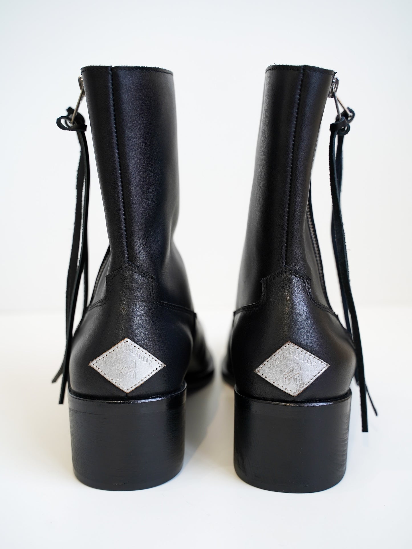 el conductorH SQUARE TOE DOUBLE SIDE ZIP BOOTS