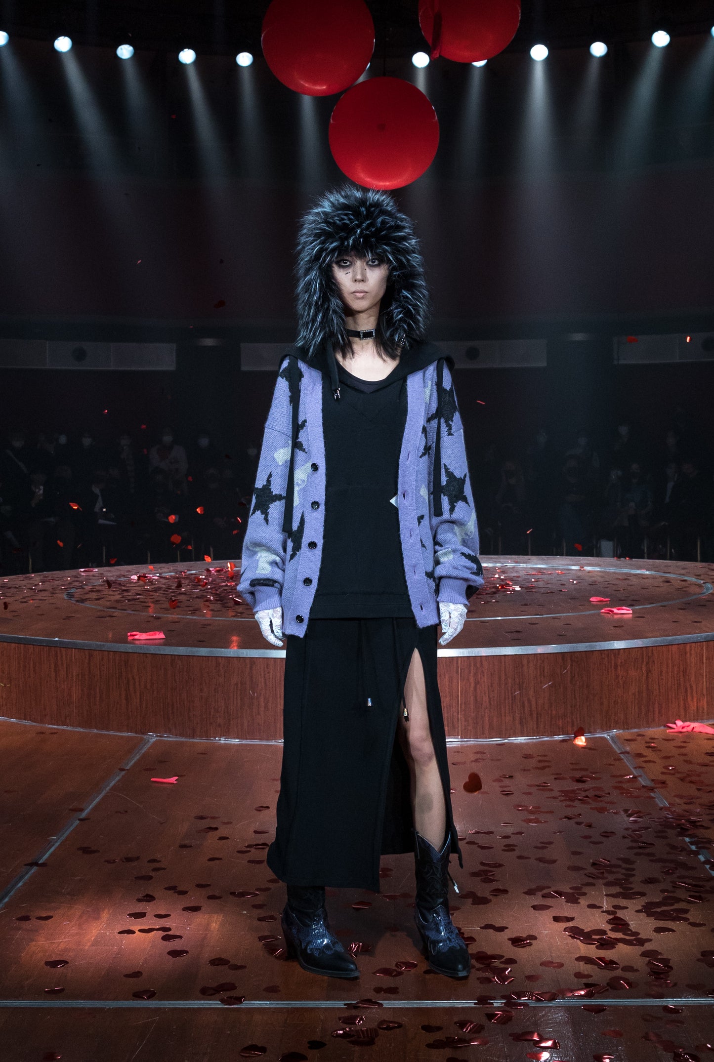 el conductorH MOHAIR CARDIGAN 'STARS'