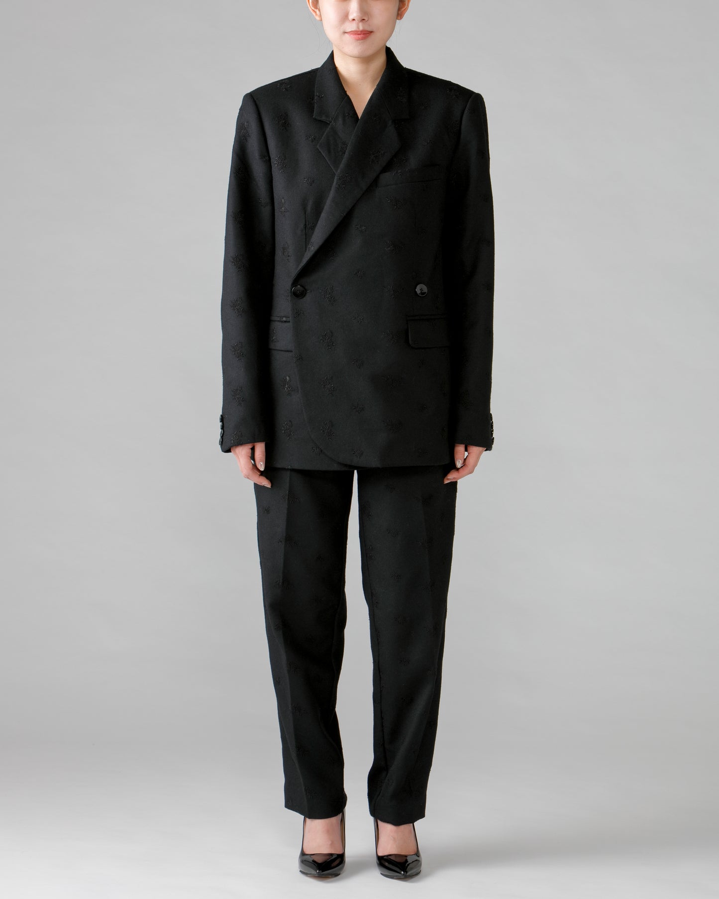 disemBySiik Embroidered double-breasted jacket