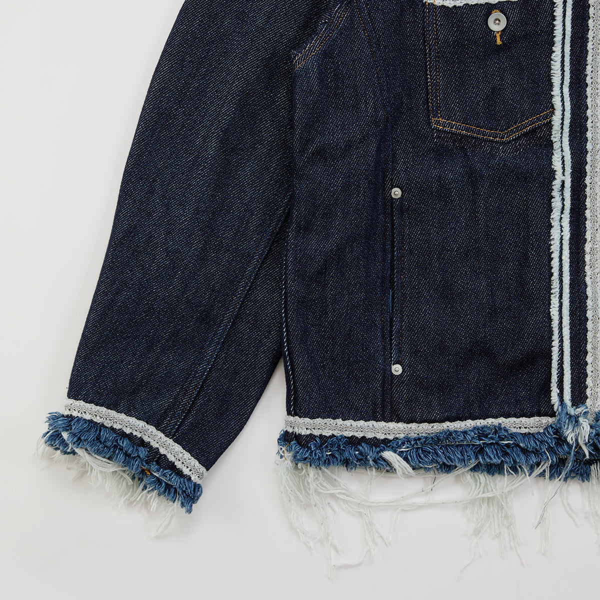meagratia Lace tape denim BL