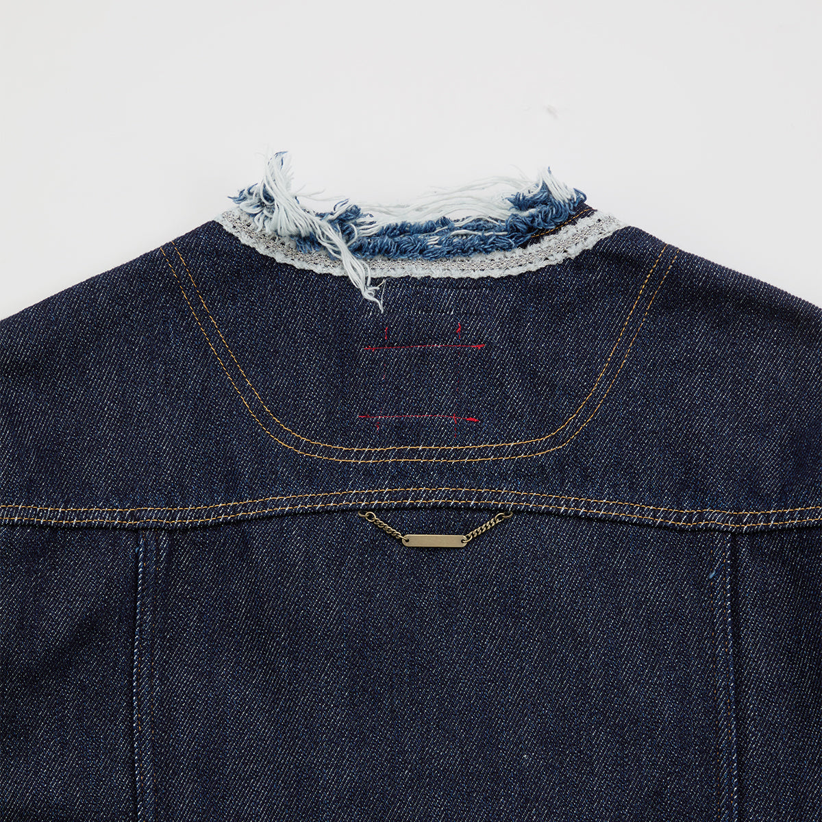 meagratia Lace tape denim BL