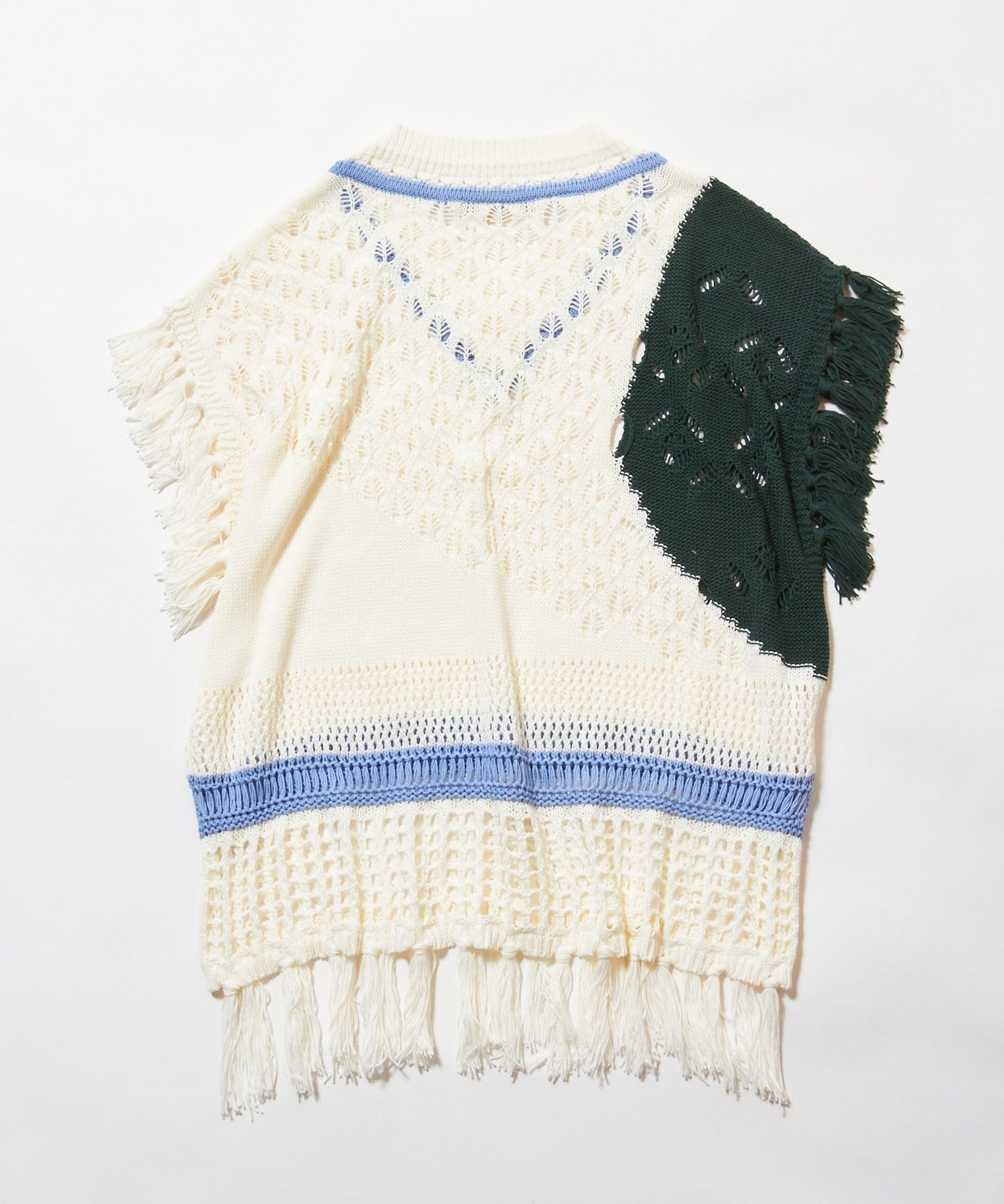meagratia "SUNRISE SHADOWS" knit vest