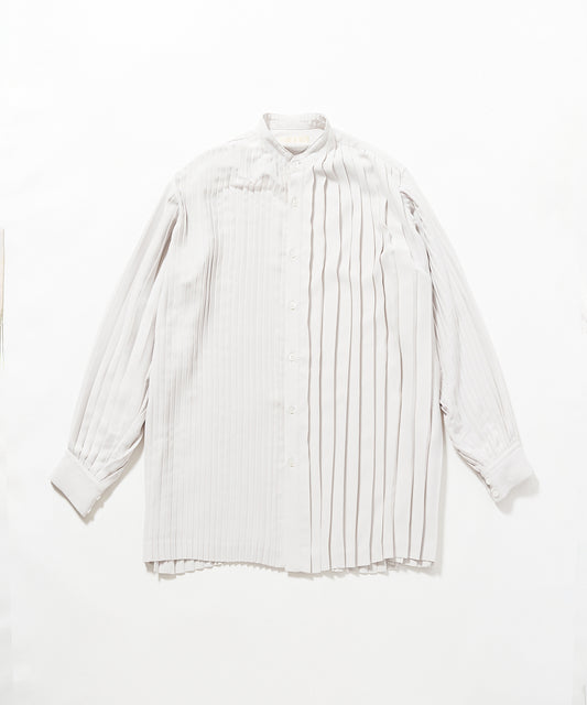 meagratia Asymmetry pleats shirt