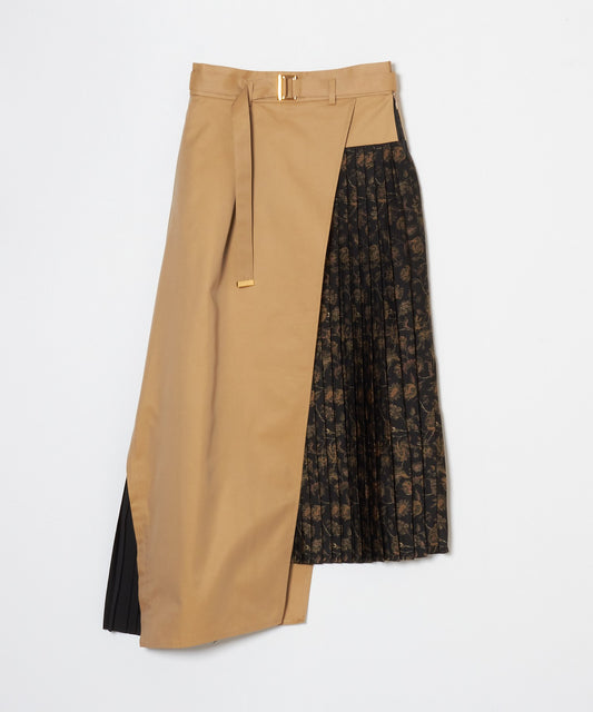 meagratia Pleats belted skirt